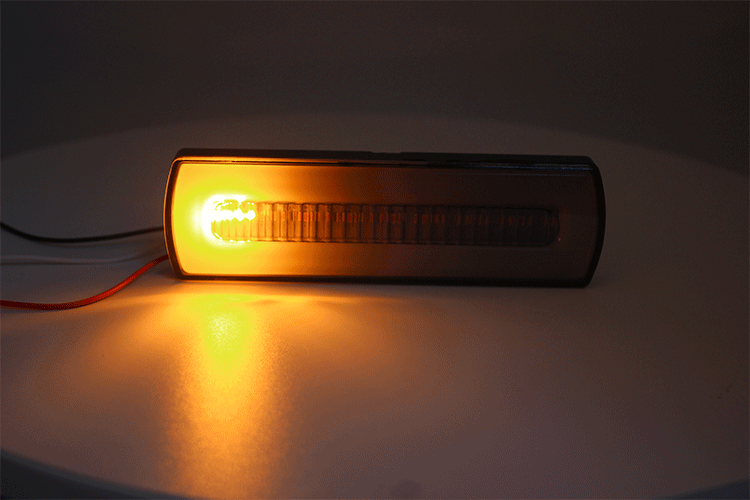 Wholesale New truck side light 40LED truck modified twocolor light guide flow turn signal brake