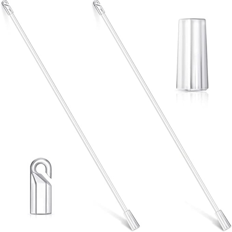   of 12/17/24 inch venetian blinds rotating rod transparent rod hook handle venetian blinds curtain accessories