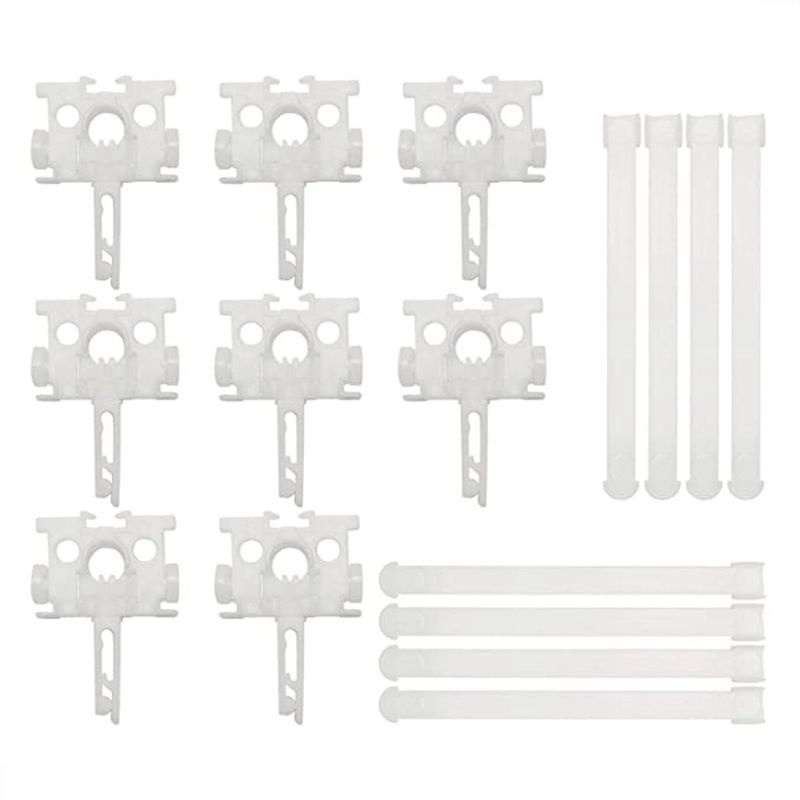   8 vertical curtain pulleys 8 distance pieces simple replacement accessories vertical blinds curtain accessories