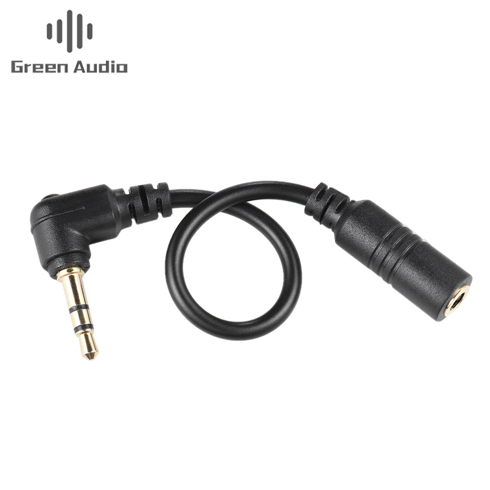 GAZ-CB05 audio conversion line 3.5mm three-pole to four-pole extension collar clip mobile phone conversion line