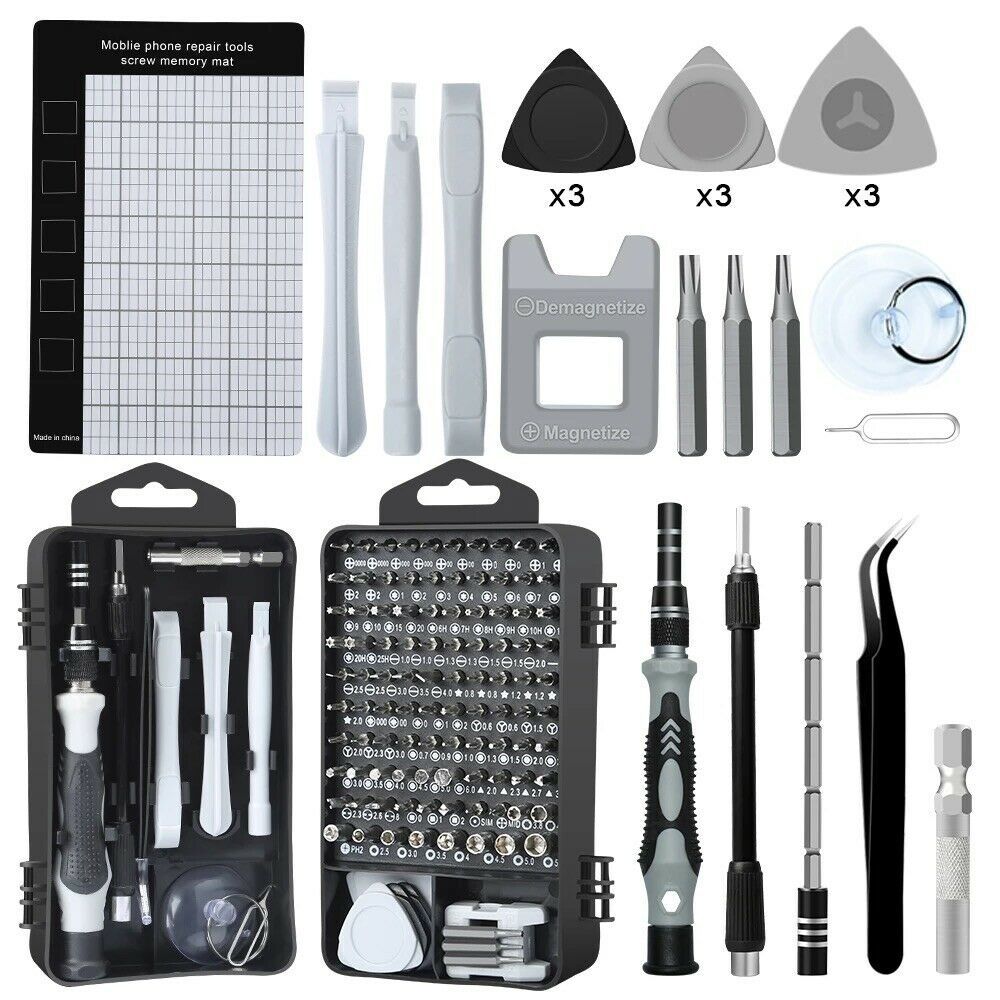   122-in-one screwdriver  head set magnetic maintenance watch mobile phone disassembly tool set