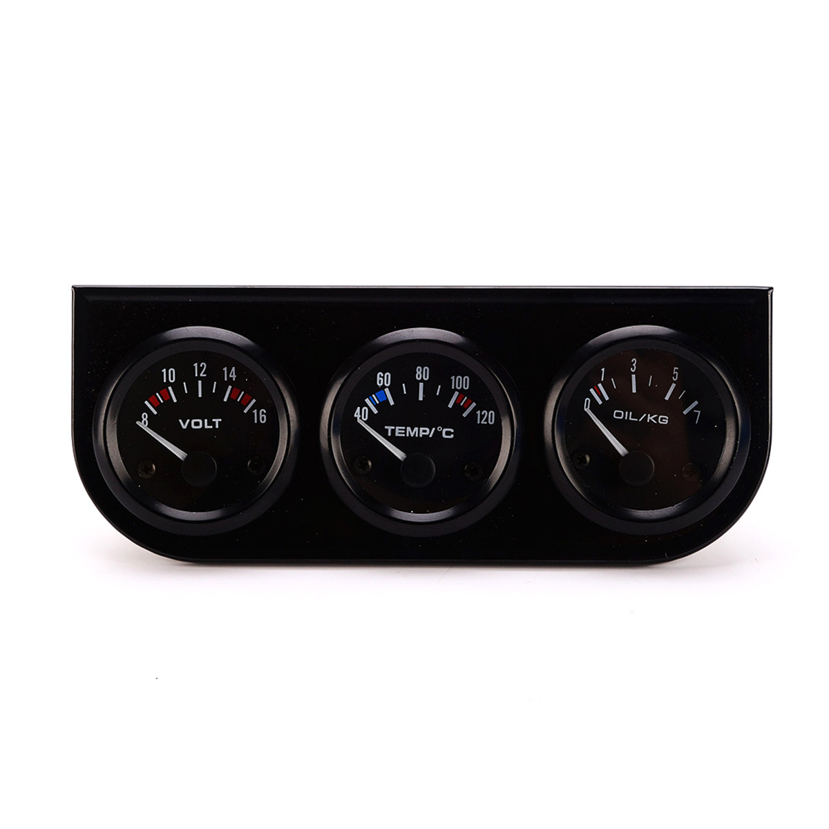  hot auto parts black car modified meter voltage/water temperature/oil pressure three-in-one meter