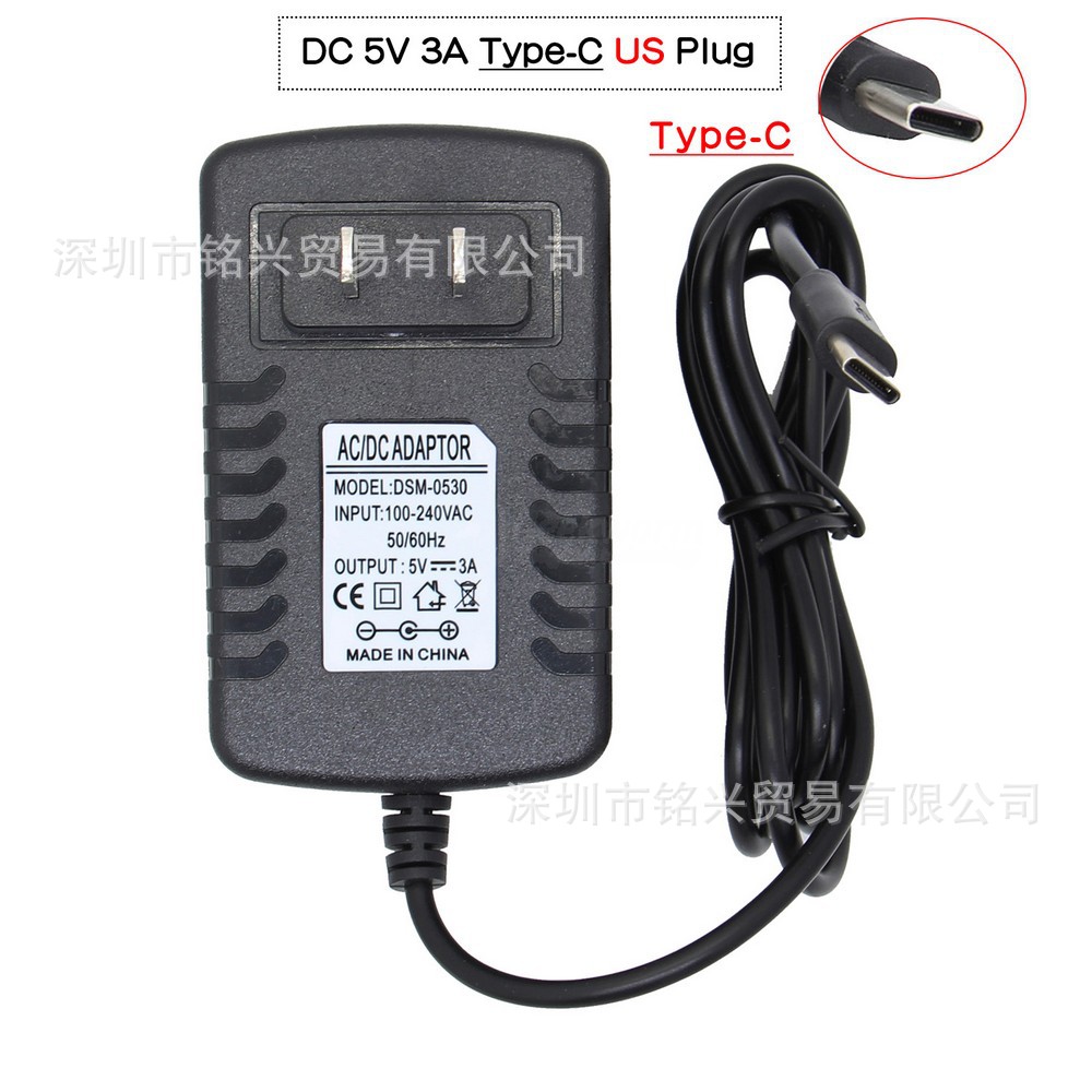 5V 3A Type-C USB Power Adapter