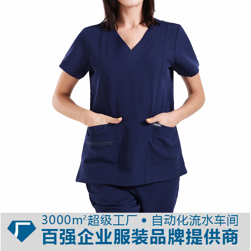  boutique hand washing clothes operating room isolation clothes work clothes dentist female short sleeve doctor clothes 
