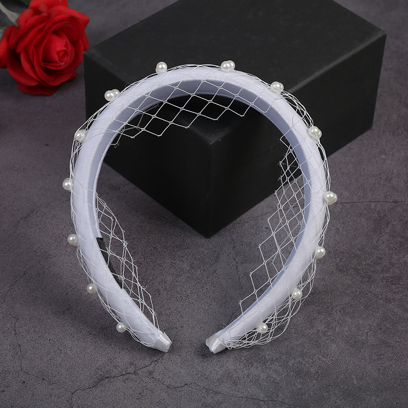 2020  handmade bridal pearl hair band wedding dress Joker hair accessories studio shooting accessories 