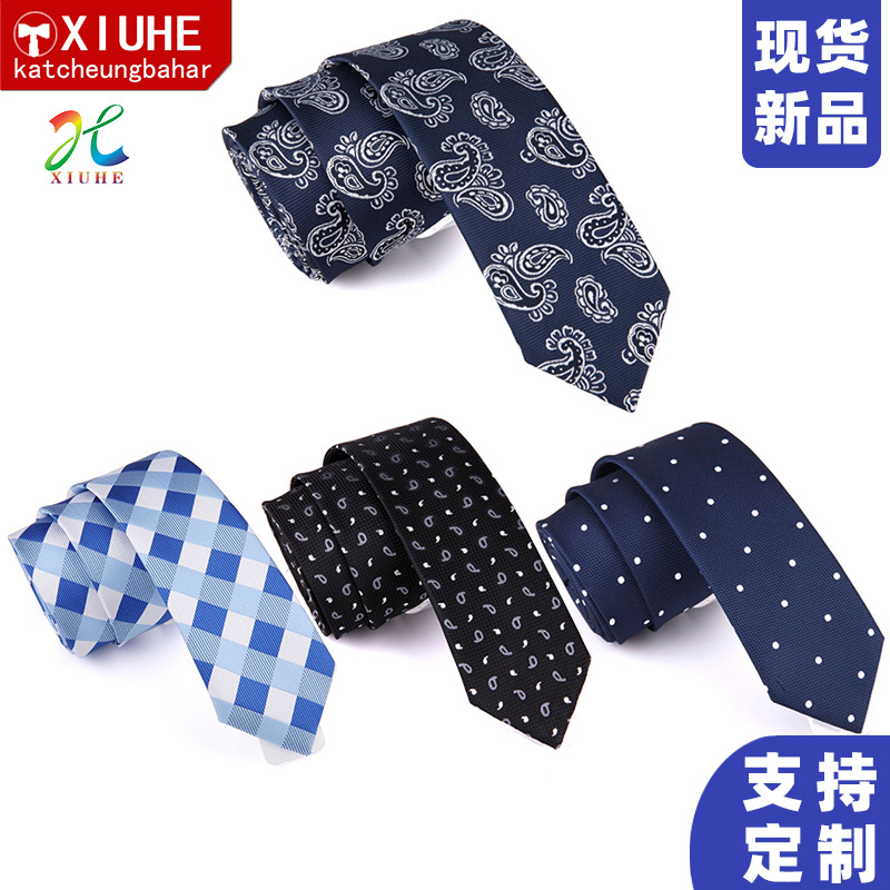  6cm Tie Business Tie Paisley Cashew Flower Fashion Hand Narrow Tie Men's Tie necktie