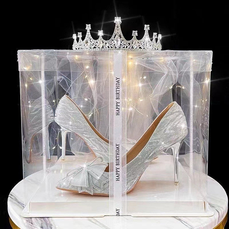 silver Crystal High Heels plus size French Wedding Shoes Stiletto Heel Pointed Toe Gold Bridal Shoes Pointed Bow Women's Single Shoes