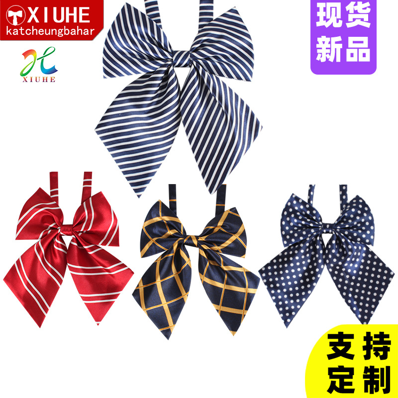  children's bow tie printed collar flower female male kindergarten class clothing bow bow accessories 