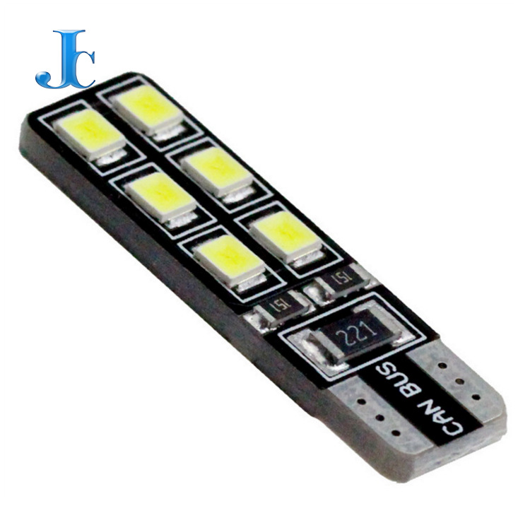 T10 super bright decoding width indicator light 12SMD 2835 car LED small light daytime running light