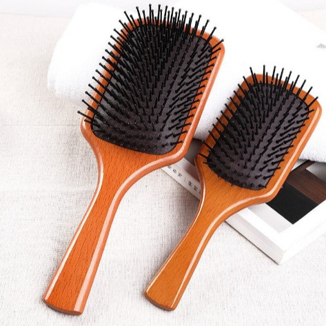  hair cushion comb solid wood air bag comb home hair cushion comb ribs high-grade wooden comb massage comb