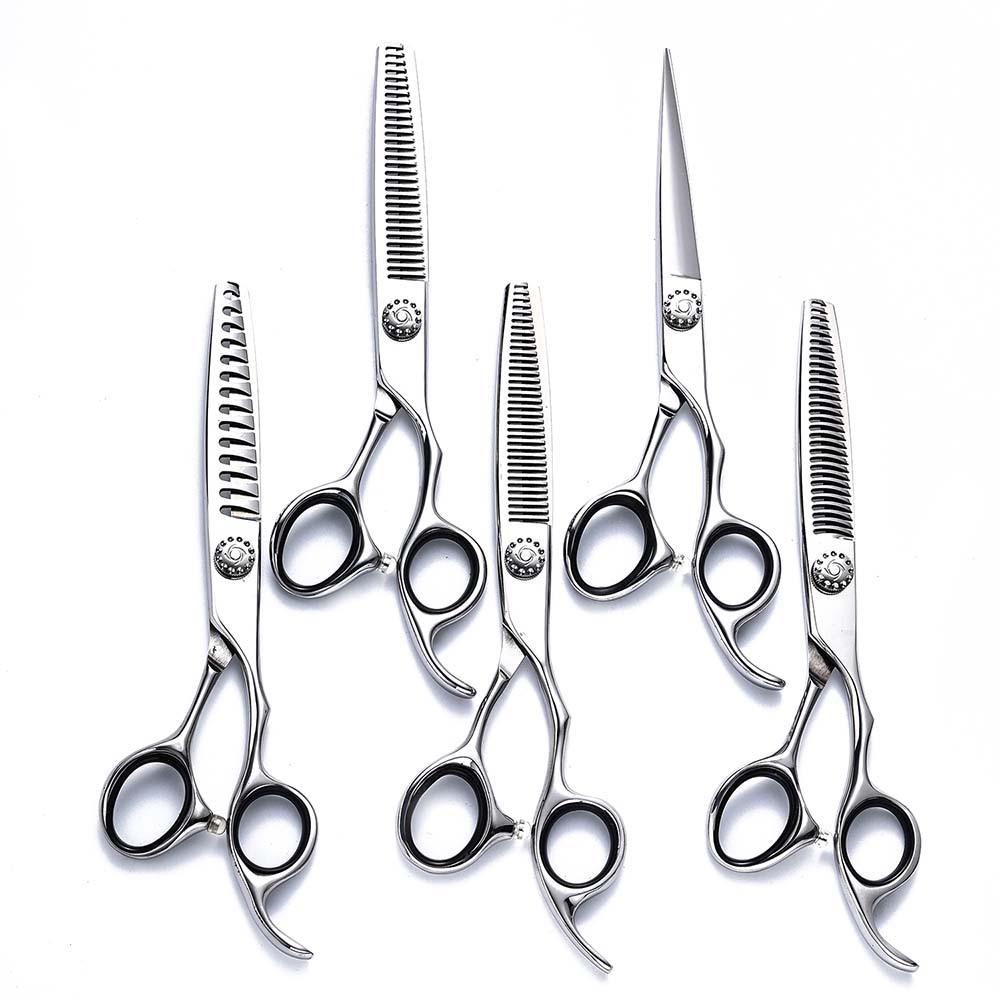 Haircut scissors 6 inch JP440C flat scissors seamless teeth scissors antler teeth scissors hair scissors suit