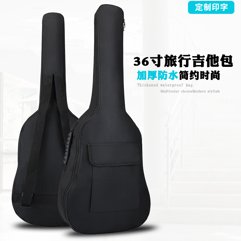  Backpack 5MM Cotton Thick 36/38 Inch Guitar Bag Barrel Travel Guitar Bag 