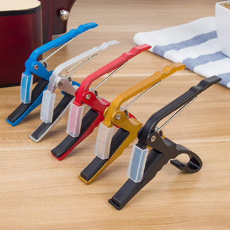 metal small hand grip capo folk guitar metal capo ukulele capo guitar accessories
