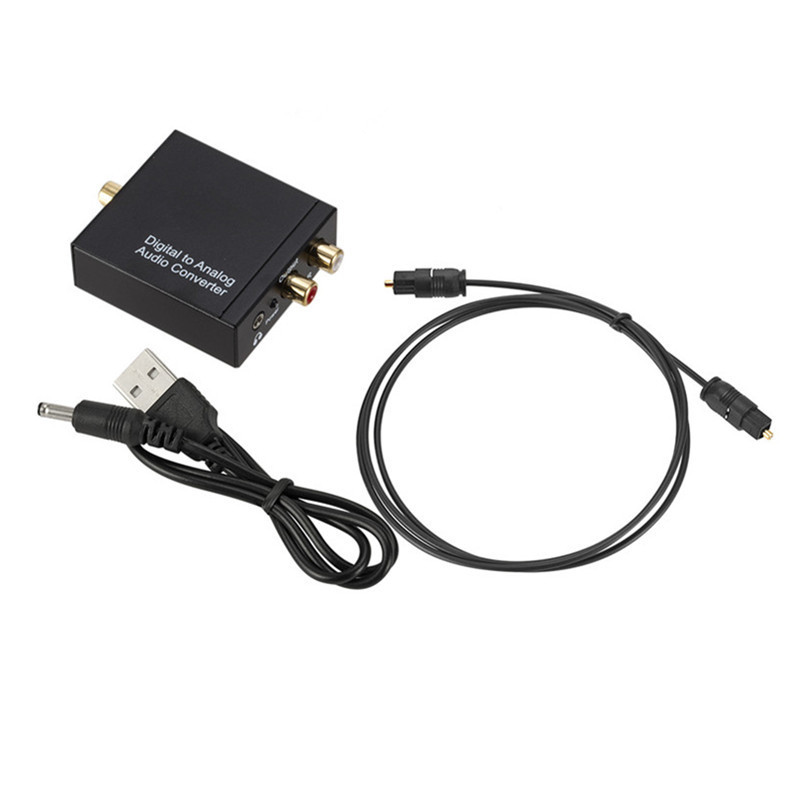 Large board digital to analog audio converter fiber coaxial to 3.5 TV spdif fit for lotus decoder