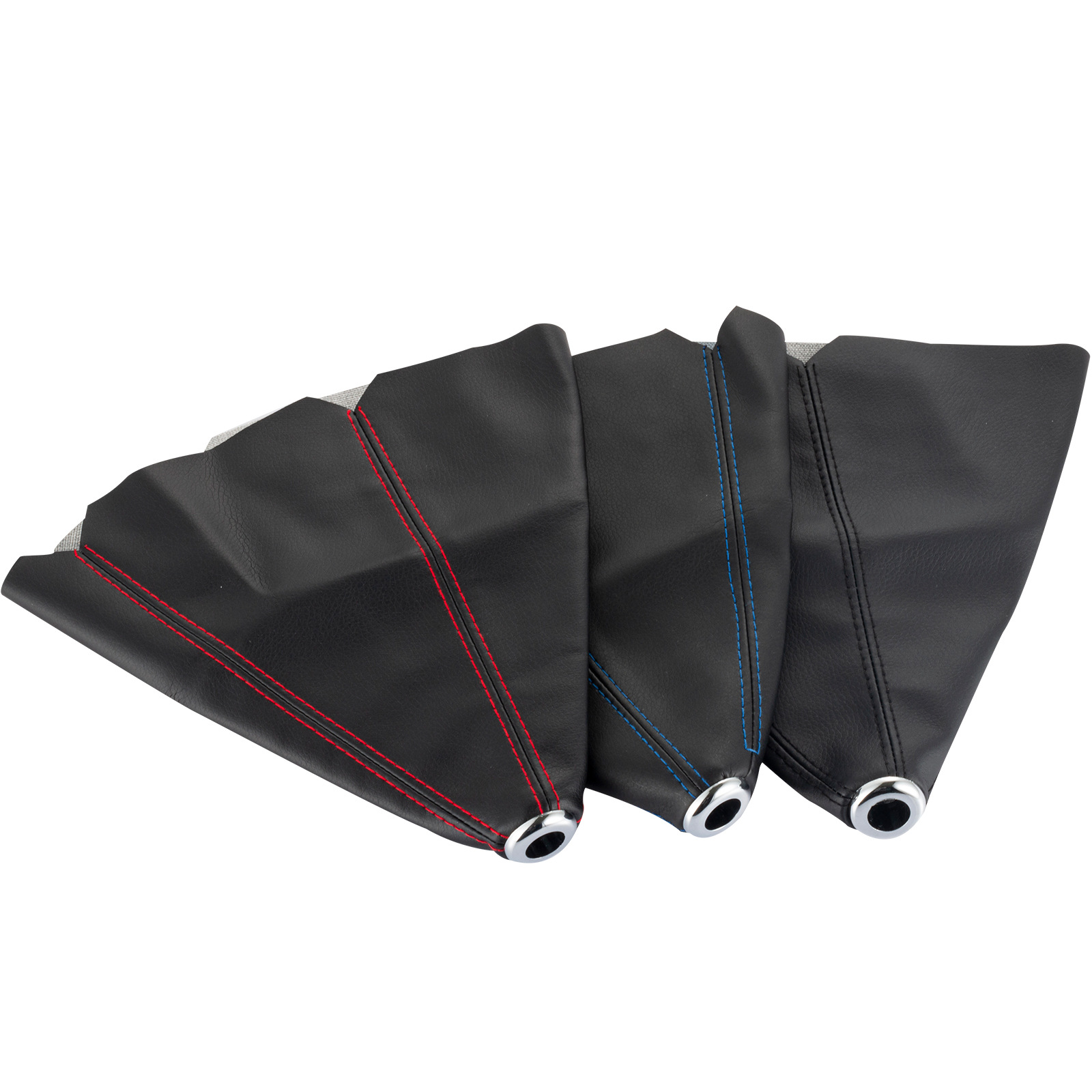 Suitable for automobile universal model gear set PU leather shift dust cover gear lever handball gear set