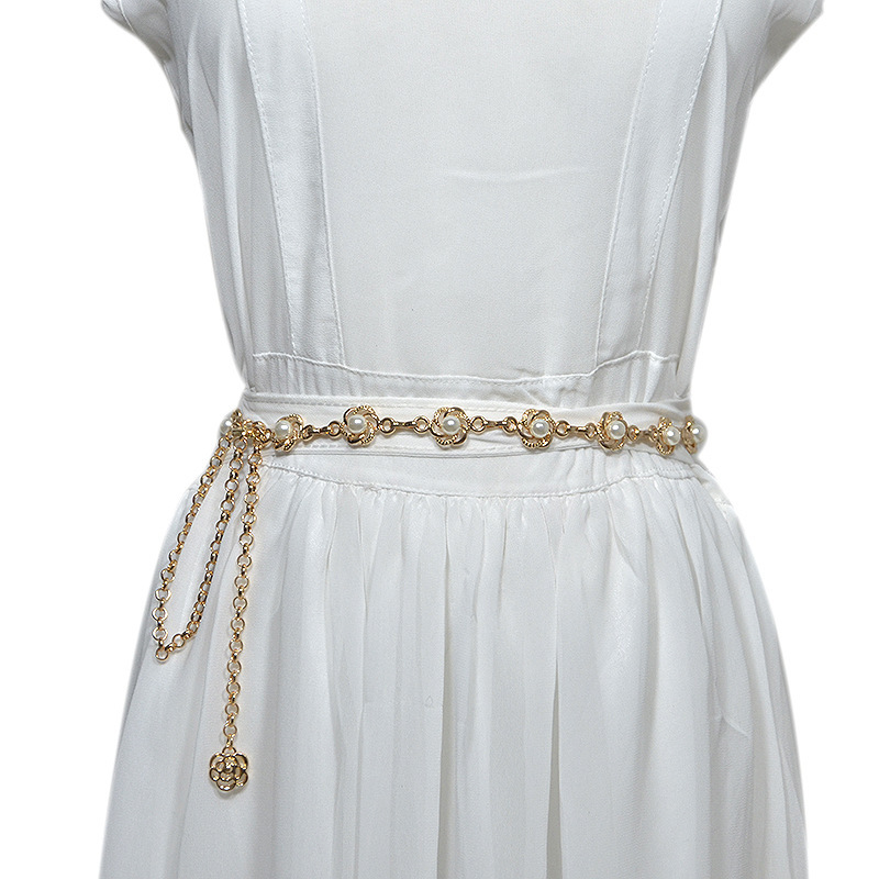 Women's Waist Chain Fashion Decorative Dress Suit Belt All-match Sweater Chain Waist Seal Summer Ins Style Belt