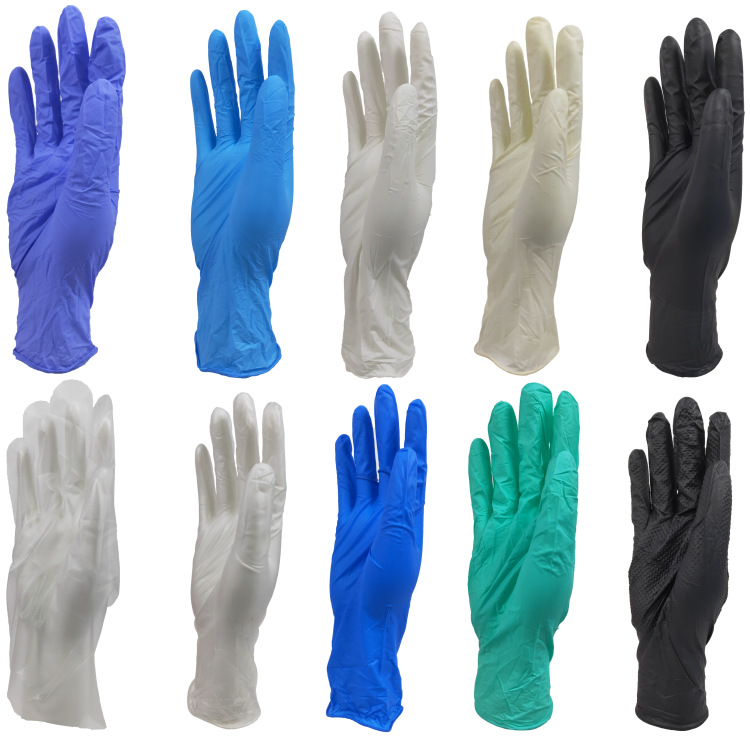 Disposable Gloves Nitrile Fine Beauty Rubber Latex pvc Housework Thickened Food Grade Surgical Examination Gloves