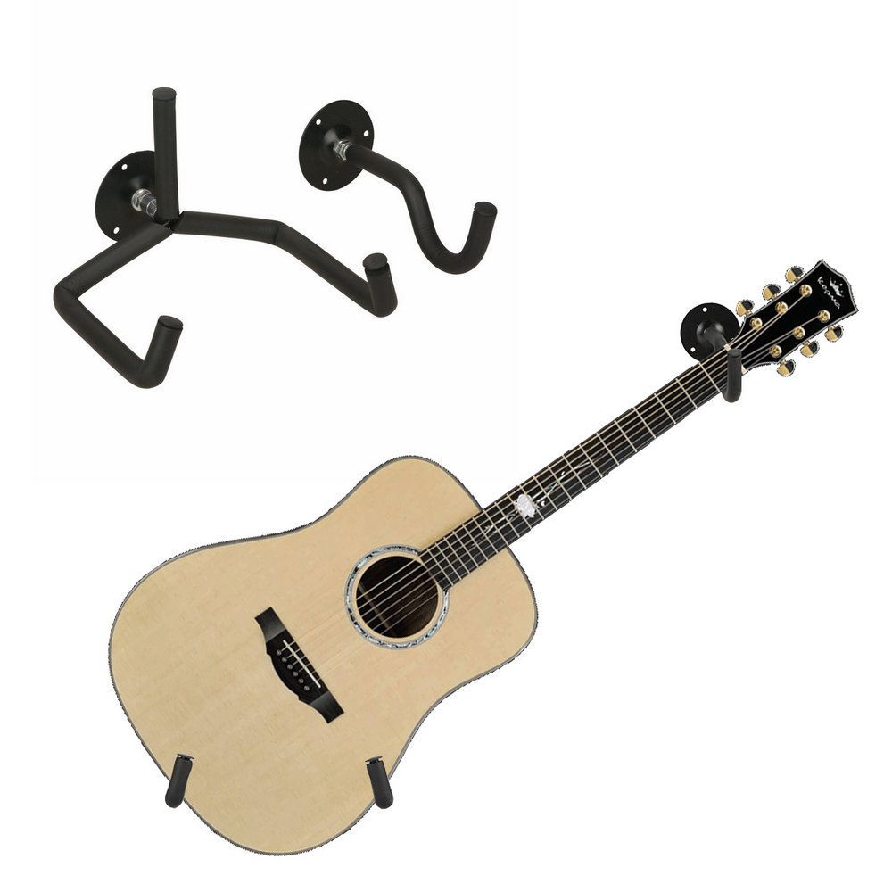 Split Guitar Inclined Hanger Wall Hanger Folk Acoustic Guitar Display Rack Nail Wall Guitar Hook