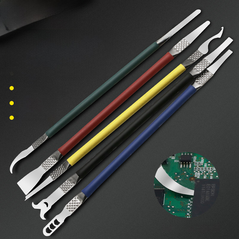 CPU glue scraper pry cutter disassembly mobile phone repair motherboard chip shovel cutter glue removal tool hook cutter scraper Rod