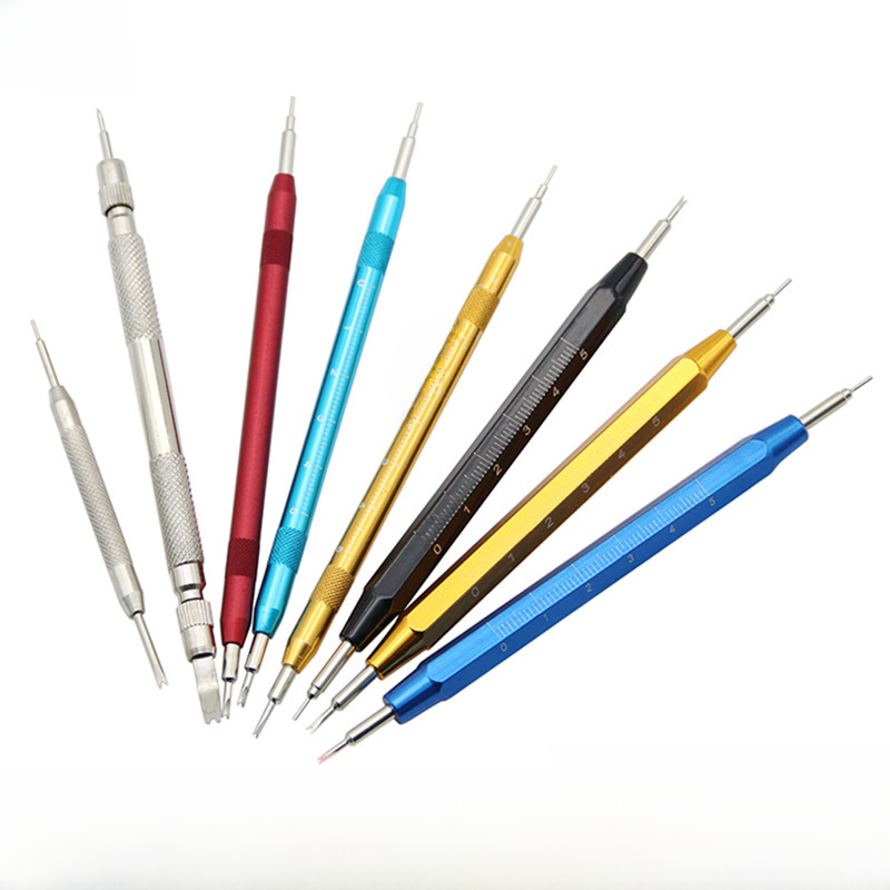 Watch Repair Tool Watch Strap Removal Strap Needle Adjustment Gauge Needle Double-end Scale Ear Batch Removal and Replacement Strap Tool