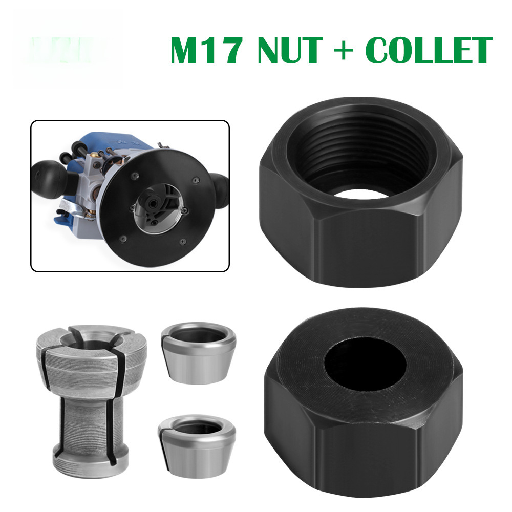 M17 nut Chuck engraving machine Chuck trimming machine Chuck woodworking accessories conversion head