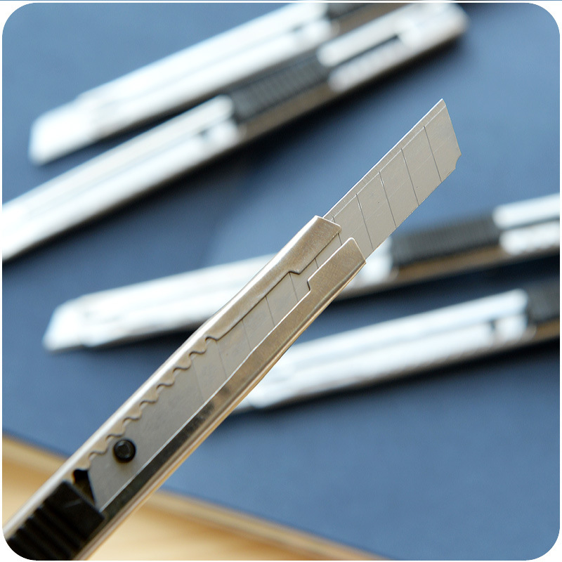 Stainless steel small size art-knife wallpaper-knife unpacking device cutter paper cutting tool